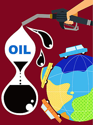 EPS 손 지구 일러스트 자동차 사람없음 우주 환경 환경오염 오염 석유 원료 주유기 주유 부족 원자재 국내일러스트 육상교통 컨셉 신체부위 기계 파일형식 벡터