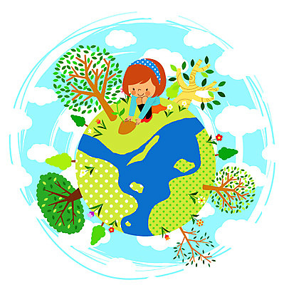EPS 주간 나무 식물 구름 여자 꽃 행복 지구 초등학생 어린이 일러스트 자연 하늘 한명 사람 소녀 야외 새싹 자연보호 환경 희망 대기 환경오염 오염 시작 친환경 원예 나무심기 공기 자연주의 식물심기 여자만 여자한명만 어린이만 소녀만 소녀한명만 국내일러스트 자연요소 1 학생 감정 컨셉 취미 보호 생태계 심기 파일형식 벡터