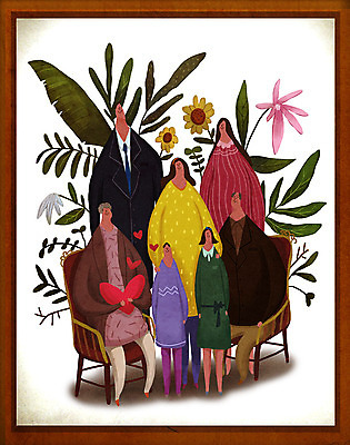 전신 PSD 식물 여자 할아버지 노년 남자 꽃 행복 할머니 어린이 의자 일러스트 가족 해바라기 대가족 사랑 사람 여러명 성인 부모 자녀 풀 손주 가족사진 단체사진 국내일러스트 감정 가구 다수 관계 기념사진 파일형식