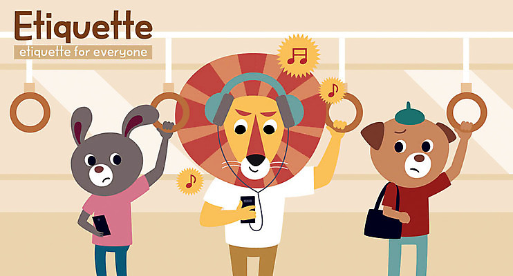 동물 캐릭터 음악 동물캐릭터 일러스트 대중교통 세마리 손잡이 사람없음 귀여움 소리 토끼 예절 강아지 볼륨 사자 시끄러움 매너 국내일러스트 일러캐릭터 AI파일 교통수단 컨셉 포유류 문화예술 3 반려동물 개 파일형식 벡터