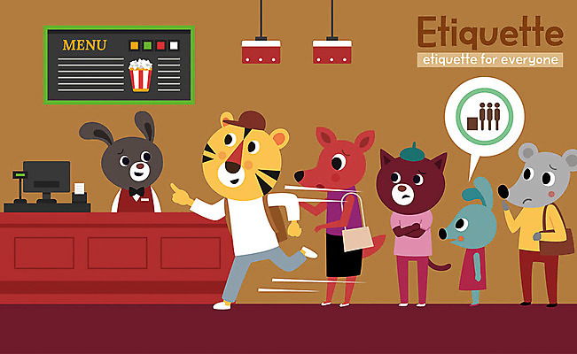 동물 캐릭터 동물캐릭터 여러마리 일러스트 사슴 사람없음 귀여움 고양이 토끼 예절 호랑이 쥐 영화관 주문 매너 줄서기 새치기 국내일러스트 일러캐릭터 AI파일 다수 컨셉 포유류 모션 반려동물 설치류 극장 공공예절 파일형식 벡터