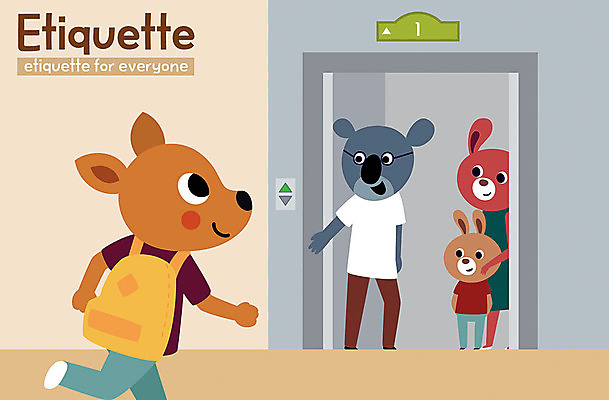 동물 캐릭터 동물캐릭터 여러마리 일러스트 사슴 사람없음 귀여움 토끼 예절 기다림 엘리베이터 코알라 매너 국내일러스트 일러캐릭터 AI파일 다수 컨셉 포유류 모션 반려동물 파일형식 벡터