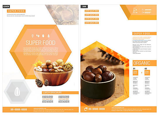 템플릿 ZIP 리플렛 사람없음 주황색 견과류 밤 전단템플릿 전단 땅콩 호두 솔방울 건강식품 인디자인 INDD 슈퍼푸드 이미지템플릿 음식 컬러 건강 홍보물 파일형식