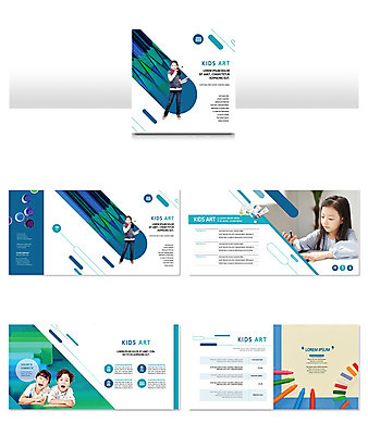 템플릿 여자 교육 남자 ZIP 어린이 리플렛 색연필 미술 들기 사람 소녀 소년 팜플렛 여러명 파란색 물감 한국인 붓 그림 어린이만 인디자인 INDD 이미지템플릿 컬러 다수 모션 문화예술 학용품 동양인 미술도구 파일형식