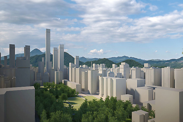 주간 PSD 나무 편집이미지 공원 백그라운드 풍경 빌딩 사람없음 야외 3D소스 3D 정원 도시 도심 디지털합성 녹지 이미지편집 편집3D 자연요소 식물 공공시설 건물 파일형식