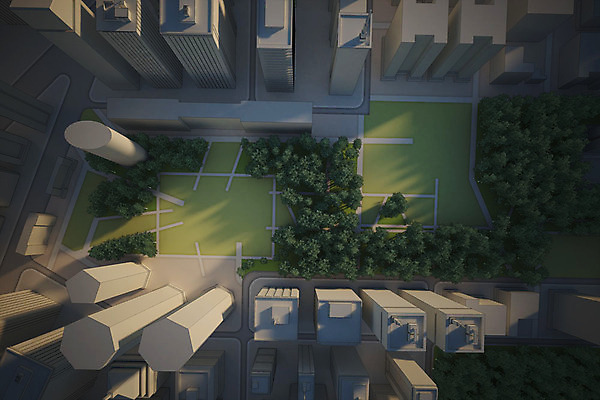 주간 PSD 나무 편집이미지 공원 백그라운드 풍경 빌딩 사람없음 야외 하이앵글 3D소스 3D 정원 도시 도심 디지털합성 녹지 이미지편집 편집3D 자연요소 식물 공공시설 뷰포인트 건물 파일형식