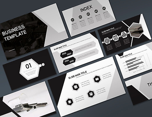 템플릿 비즈니스 그래프 사람없음 세트 검은색 PPT 프레젠테이션 분석 문서템플릿 반도체 개발 반도체칩 9P 이미지템플릿 컬러 컨셉 메모리칩 파일형식