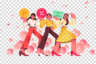 전신 편집 편집이미지 여자 꽃잎 누끼 이벤트 세명 쇼핑 컬러풀 세일 봄 쿠폰 포인트 PNG 낙화 여자만 편집소스 계절 꽃 컬러 사람 금융 파일형식