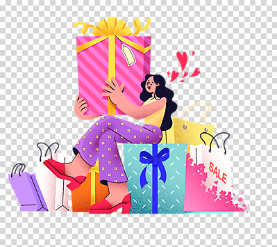 전신 편집 편집이미지 여자 한명 누끼 이벤트 선물상자 쇼핑 컬러풀 쇼핑백 세일 봄 PNG 여자한명만 편집소스 1 계절 컬러 가방 선물 사람 상자 여자만 파일형식