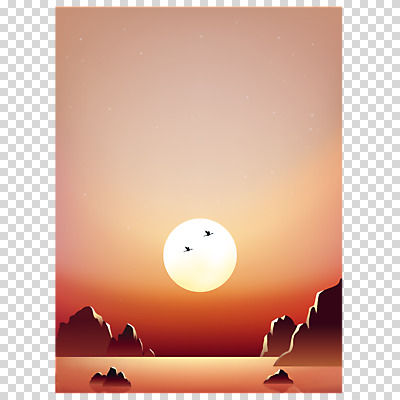 편집 편집이미지 한국전통 명절 바다 새해 누끼 사람없음 태양 일출 노을 학 PNG 편집소스 자연요소 전통 기념일 조류 한국 파일형식