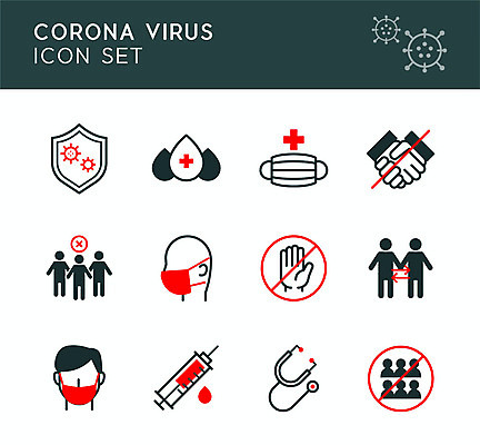 무료이미지 아이콘 남자 청진기 악수 손바닥 주사기 마스크 한명 사람 성인 빨간색 진료 모임 금지 바이러스 라인아이콘 방패 성인남자한명만 코로나바이러스 사회적거리두기 2D아이콘 AI파일 1 손 캠페인 컬러 의학 의료기기 손짓 남자한명만 성인남자만 파일형식 벡터