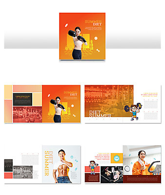 템플릿 여자 남자 ZIP 리플렛 다이어트 건강 사람 팜플렛 여러명 20대 성인 여름 운동 운동기구 헬스 주황색 권투 헬스장 한국인 러닝 복근 성인만 인디자인 INDD 이미지템플릿 계절 컬러 다수 근육 동양인 청년 격투기 파일형식