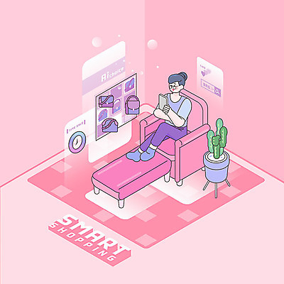 전신 PSD 무료이미지 라이프스타일 여자 화분 분홍색 가방 일러스트 모바일 선인장 한명 스마트폰 쇼핑 소파 세일 스마트 모바일쇼핑 아이소메트릭 여자한명만 스토어 AI_인공지능 국내일러스트 식물 1 잡화 컬러 컨셉 의자 사람 생활 핸드폰 스마트기기 온라인쇼핑 여자만 파일형식