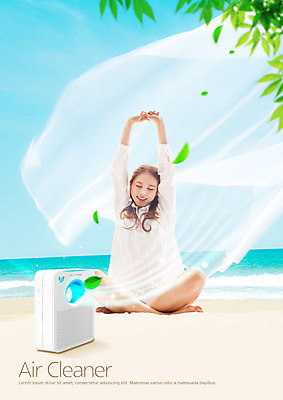 전신 PSD 편집이미지 여자 바다 나뭇잎 한명 20대 성인 해변 앞모습 한국인 커튼 기지개 공기청정기 청정 성인여자한명만 이미지편집 1 뷰포인트 잎 모션 사람 동양인 청년 가전제품 여자한명만 성인여자만 파일형식