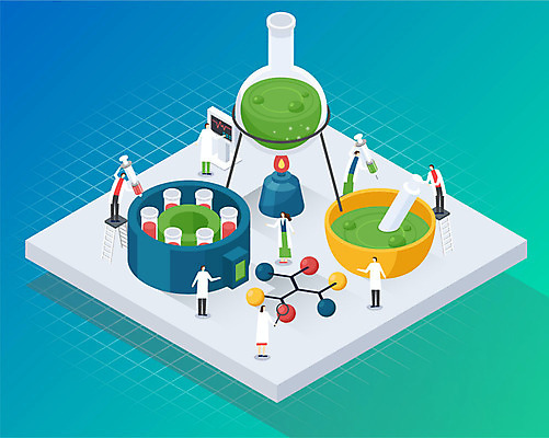 여자 남자 일러스트 실험 주사기 들기 사람 여러명 성인 약 DNA 연구원 플라스크 아이소메트릭 개발 연구소 성인만 신약_의학 국내일러스트 AI파일 직업 다수 의학 의료기기 모션 실험기구 생명공학 파일형식 벡터