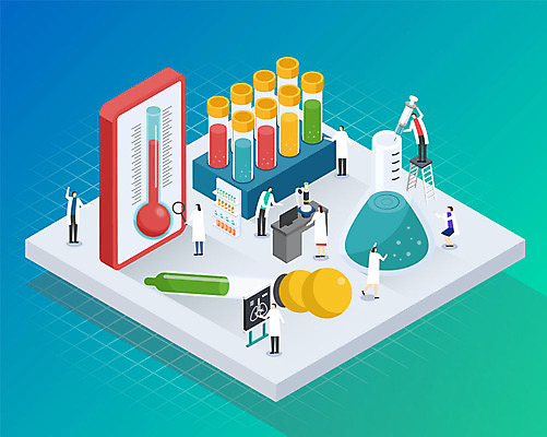 여자 남자 일러스트 엑스레이 주사기 들기 사람 여러명 성인 온도계 체온계 연구원 스포이트 플라스크 삼각플라스크 아이소메트릭 개발 귀체온계 연구소 성인만 신약_의학 국내일러스트 AI파일 직업 다수 의학 의료기기 모션 실험기구 피펫 파일형식 벡터