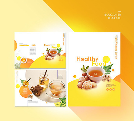 PSD 템플릿 표지디자인 북디자인 출판디자인 표지 ZIP 내지 리플렛 북커버 나뭇잎 팜플렛 사람없음 노란색 차 찻잔 꿀 생강 강화 면역력 생강차 이미지템플릿 음료 컬러 잎 채소 잔 차_음료 파일형식