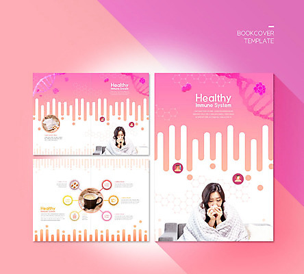 PSD 템플릿 표지디자인 북디자인 출판디자인 여자 표지 ZIP 내지 리플렛 분홍색 북커버 마스크 사람 팜플렛 상반신 20대 성인 두명 컵 알약 이불 한국인 DNA 강화 레몬차 면역력 성인여자만 코풀기 이미지템플릿 식기 컬러 침구 모션 동양인 청년 차_음료 약 생명공학 여자만 성인만 파일형식