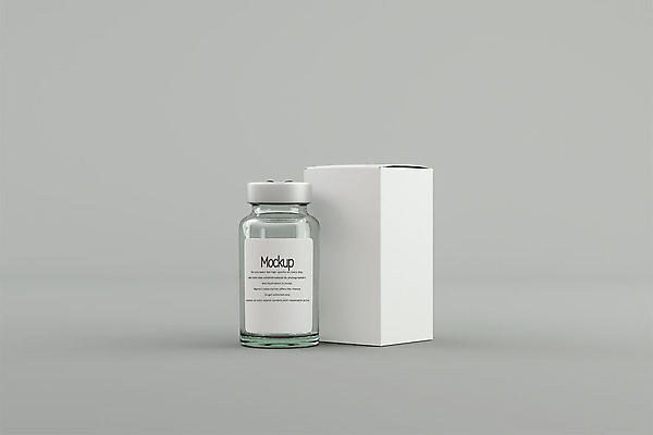 PSD 편집 편집이미지 의학 회색배경 유리병 사람없음 상자 약 3D소스 3D 약병 디지털합성 패키지 주사약 의약용품 목업 편집소스 편집3D 백그라운드 병_용기 회색 오브젝트 병_담는 파일형식
