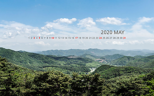 JPG 월페이퍼 바탕화면 5월 날짜 파일형식