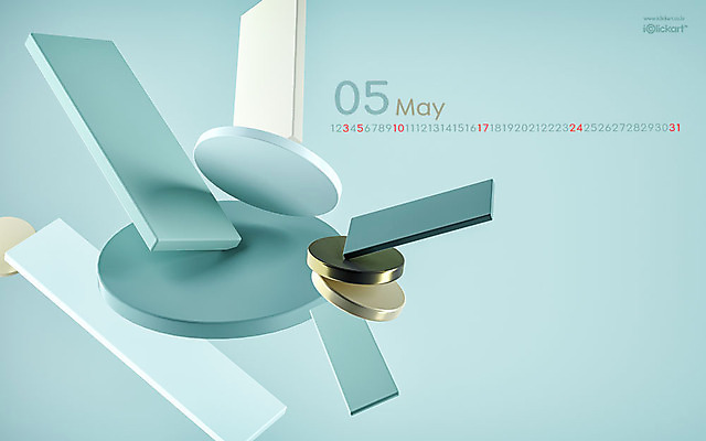 JPG 월페이퍼 바탕화면 5월 날짜 파일형식