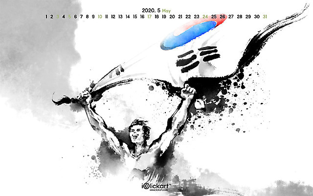 JPG 월페이퍼 바탕화면 5월 날짜 파일형식