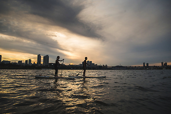 포토 JPG 주간 전신 커플 응시 여자 남자 스포츠 서기 들기 20대 성인 야외 두명 옆모습 강 한국인 수상스포츠 잡기 노 한강 노젓기 성인만 패들보드 국내포토 자연요소 시선 뷰포인트 관계 모션 서울 사람 동양인 청년 서핑 랜드마크 선박 파일형식