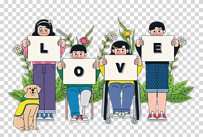 전신 편집 편집이미지 여자 남자 꽃 어린이 사랑 누끼 여러명 성인 팻말 장애인 휠체어 PNG 시각장애인 안내견 의족 장애인의날 편집소스 식물 감정 다수 프레임 사람 개 장애 파일형식 법정기념일