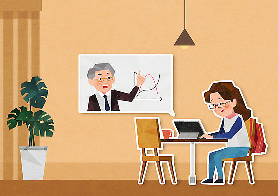 전신 PSD 학생 여자 교육 남자 대학생 중년 일러스트 수업 모바일 상반신 성인 두명 교수 주황색 카페 강의 사회이슈 온라인 에듀 에듀케이션 온라인강의 스쿨팩 사회적거리두기 원격수업 온라인개학 온택트 국내일러스트 캠페인 컬러 컨셉 사람 상점 교사 개학 원격 파일형식 언택트