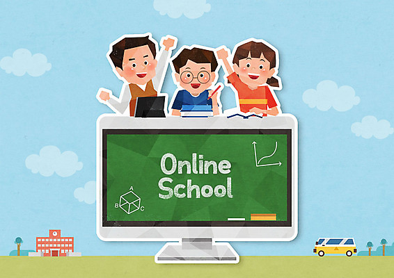 PSD 여자 교육 남자 어린이 일러스트 응원 수업 모바일 소녀 소년 세명 파란색 컴퓨터 태블릿 모니터 파이팅 사회이슈 온라인 에듀 에듀케이션 온라인강의 어린이만 스쿨팩 사회적거리두기 원격수업 온라인개학 온택트 랜선라이프 국내일러스트 라이프스타일 캠페인 컬러 컨셉 모션 사람 전자제품 스마트기기 강의 개학 원격 파일형식 언택트