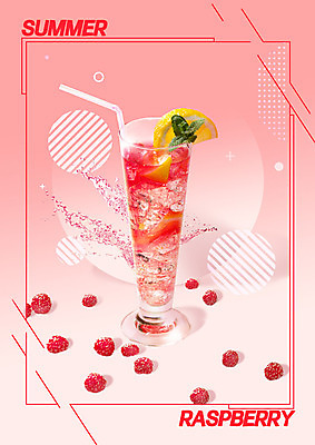 PSD 편집이미지 열매 음료 분홍색 과일 디저트 주류 사람없음 컵 여름 칵테일 달콤 레몬 멤피스디자인 이미지편집 식물 식기 디자인 계절 음식 컬러 맛 파일형식