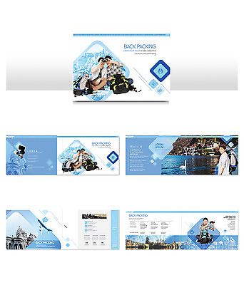 템플릿 응시 남자 ZIP 리플렛 스포츠 가방 들기 사람 팜플렛 여러명 성인 30대 파란색 운동 등산 망원경 한국인 백팩 성인남자만 인디자인 INDD 이미지템플릿 시선 잡화 컬러 다수 모션 건강 동양인 장년 트래킹 남자만 성인만 파일형식