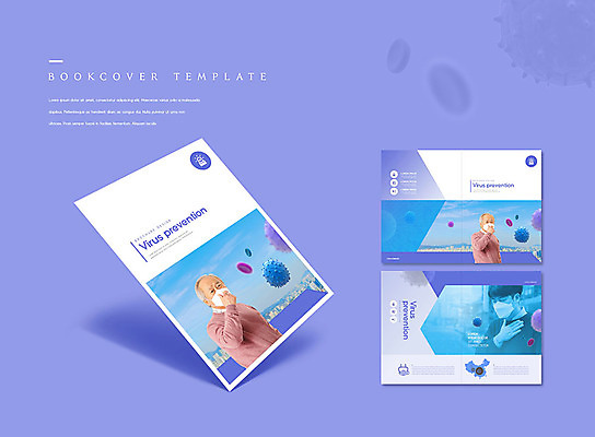 PSD 템플릿 표지디자인 북디자인 출판디자인 표지 노년 남자 ZIP 내지 리플렛 북커버 의학 마스크 사람 팜플렛 성인 세명 30대 파란색 한국인 도시 바이러스 예방 70대 기침 남자만 이미지템플릿 컬러 동양인 장년 파일형식