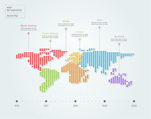 세계지도 지도 일러스트 사람없음 인포그래픽 점 연도 국내일러스트 AI파일 세계 파일형식 벡터