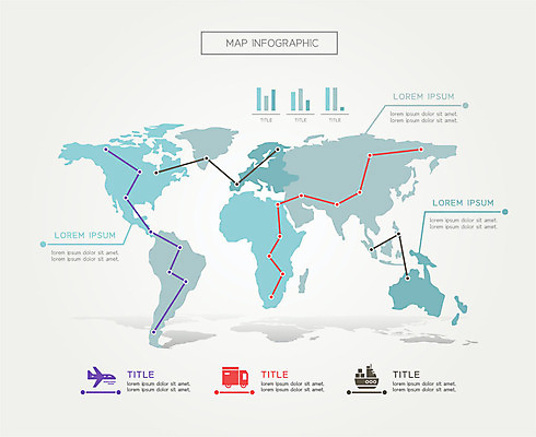 선 세계지도 지도 일러스트 그래프 비행기 사람없음 인포그래픽 트럭 점 무역 경로 선박 국내일러스트 AI파일 산업 수상교통 항공교통 자동차 대중교통 세계 파일형식 벡터