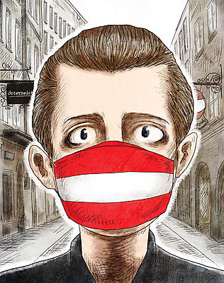 PSD 외국인 남자 일러스트 마스크 한명 안전 인종 상반신 성인 오스트리아 바이러스 국기 질병 감기 사회이슈 인플루엔자 성인남자한명만 오스트리아국기 코로나바이러스 델타변이바이러스 국내일러스트 1 유럽 컨셉 의학 사람 남자한명만 성인남자만 파일형식