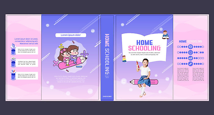 템플릿 표지디자인 북디자인 출판디자인 여자 교육 표지 남자 어린이 북커버 들기 사람 소녀 소년 여러명 책 연필 보라색 한국인 수학 에듀 에듀케이션 홈스쿨링 어린이만 스쿨팩 책날개 표지샘플 이미지템플릿 AI파일 컬러 다수 교과목 모션 학용품 동양인 필기구 홈스쿨 파일형식 벡터