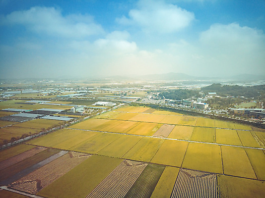 포토 JPG 주간 구름 여행 하늘 한국 논 풍경 사람없음 야외 관광지 하이앵글 추수 벼 가을 항공촬영 논산 곡식저장고 국내여행 전경 국내포토 자연요소 계절 아시아 뷰포인트 농업 곡류 충청남도 저장소 파일형식 탑뷰