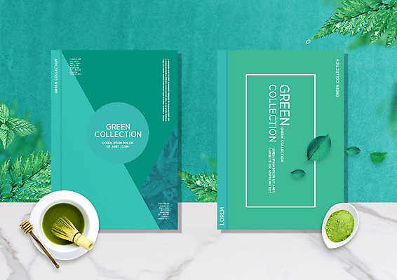 PSD 편집이미지 표지디자인 북디자인 출판디자인 표지 북커버 팜플렛 사람없음 초록색 여름 녹차 감성 녹차가루 말차 이미지편집 계절 컬러 컨셉 차_음료 가루 파일형식