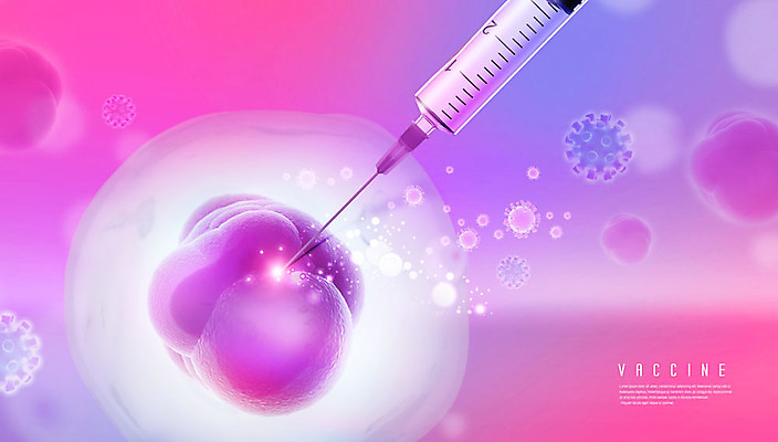 PSD 편집이미지 분홍색 주사기 사람없음 바이러스 DNA 사회이슈 투약 백신 코로나바이러스 델타변이바이러스 이미지편집 컬러 컨셉 의학 의료기기 생명공학 파일형식