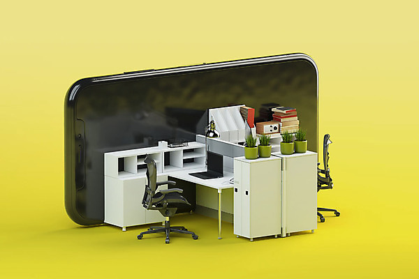 PSD 편집 편집이미지 모바일 사람없음 스마트폰 스마트기기 사무실 노란색 3D소스 3D 디지털합성 오브젝트 모바일쇼핑 재택근무 온라인 사무실의자 편집소스 사회적거리두기 비대면서비스 온택트 스토어 편집3D 캠페인 컬러 의자 비즈니스 전자제품 핸드폰 서비스 온라인쇼핑 파일형식 언택트