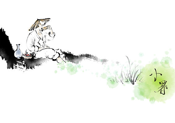 PSD 남자 일러스트 캘리그라피 붓터치 술병 한명 사람 성인 여름 한자 식사 풀 농부 한복 먹기 절기 번짐 소서 막걸리 새참 성인남자한명만 국내일러스트 식물 직업 문자 1 한국전통 계절 모션 병_용기 주류 전통의상 남자한명만 성인남자만 파일형식 효과