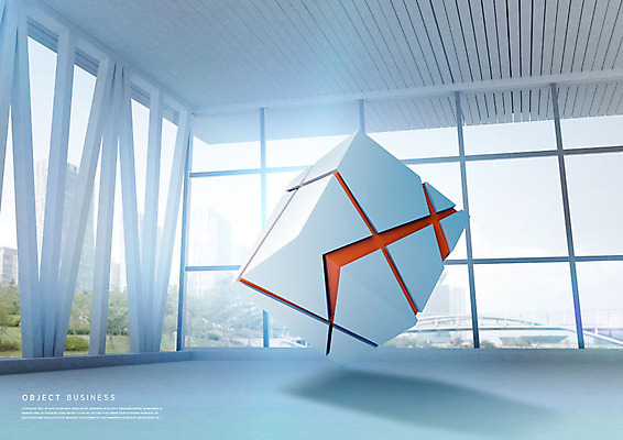 PSD 편집이미지 비즈니스 창문 사람없음 조형물 3D소스 3D 도시 입체 디지털합성 오브젝트 정사각형 입체도형 이미지편집 편집3D 도형 미술 파일형식