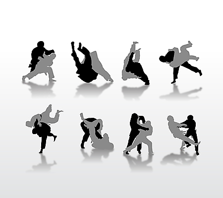 실루엣 스포츠 올림픽 일러스트 사람모양 경기 사람없음 검은색 회색 유도 유도선수 국내일러스트 AI파일 모양 컬러 운동선수 촬영기법 격투기 파일형식 벡터