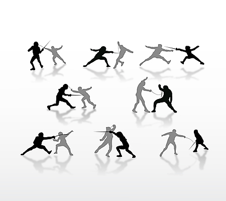 실루엣 스포츠 올림픽 일러스트 사람모양 경기 사람없음 검은색 회색 펜싱 펜싱선수 국내일러스트 AI파일 모양 컬러 운동선수 촬영기법 파일형식 벡터