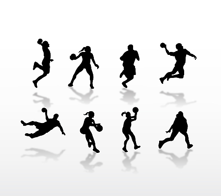 실루엣 스포츠 올림픽 일러스트 사람모양 경기 사람없음 검은색 회색 핸드볼 핸드볼선수 국내일러스트 AI파일 모양 컬러 운동선수 촬영기법 구기 파일형식 벡터