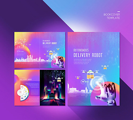 PSD 템플릿 표지디자인 북디자인 출판디자인 표지 ZIP 내지 리플렛 북커버 팜플렛 사람없음 건물 보라색 가리킴 도시 로봇 배송 드론 로봇팔 4차산업 모빌리티 이미지템플릿 건축물 산업 교통수단 컬러 손짓 파일형식