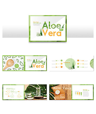 식물 템플릿 ZIP 리플렛 팜플렛 사람없음 초록색 뷰티 숟가락 화장품 성분 알로에 인디자인 INDD 알로에젤 이미지템플릿 컬러 수저 젤 파일형식