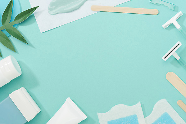 포토 JPG 스튜디오촬영 잎 프레임 실내 사람없음 여름 하이앵글 뷰티 오브젝트 면도기 나무막대 나무막대기 왁싱 제모 피부과 플랫레이 민트색배경 왁스스트립 왁스카트리지 국내포토 식물 계절 뷰포인트 백그라운드 병원 내부 위생용품 막대기 막대 플랫 민트색 왁스 파일형식 제모용품