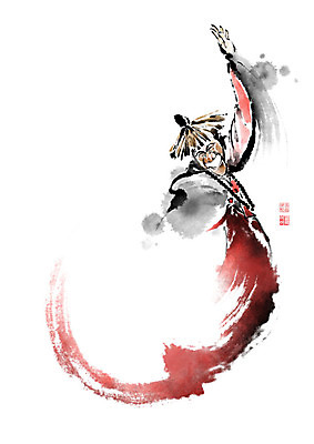 PSD 남자 전통문화 일러스트 캘리그라피 한명 사람 춤 승려 탈춤 번짐 탈 남자한명만 국내일러스트 1 전통 문화 문화예술 가면 전통공연 성직자 전통무용 남자만 파일형식 효과